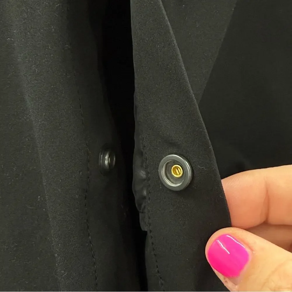 NWT Calvin Klein Performance Wear Polyester Long Sleeve Hidden Snap Down Shirt - Picture 7 of 12